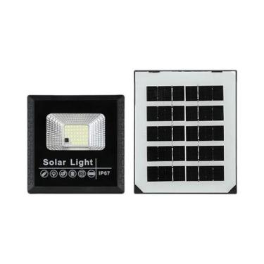 Imagem de Luz Solar LED Externa À Prova d'Água Holofote Com Controle Remoto E Te