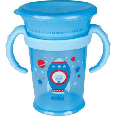 Imagem de Copo de treinamento 360 com alca removivel - buba, Azul