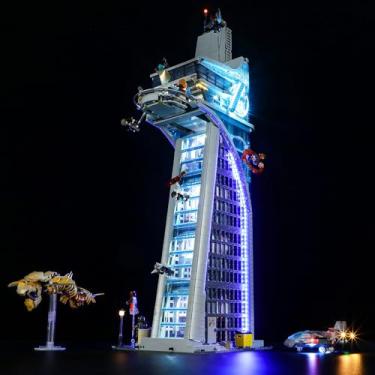 Imagem de YEABRICKS Luz LED para Lego-76269 Marvel Avengers Tower Building Blocks Model (Conjunto Lego não incluído)