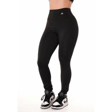 Imagem de Kit 2 Calça Legging feminina Fitness academia - Força do Sol, P, Preto