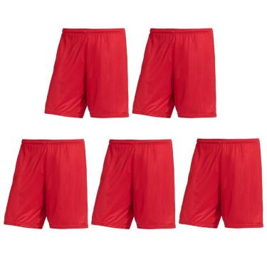 Imagem de Kit 5 Calções PMC Futebol Masculino