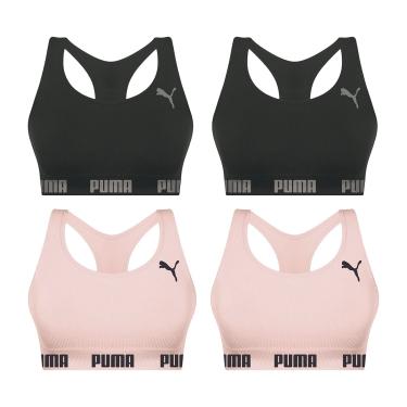 Imagem de Kit 4 Tops Puma Nadador Sem Costura Feminino