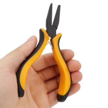 Imagem de Meximore Alicate de ponta de agulha de 12,7 cm, alicate de ponta longa de liga de ferro de níquel, mini alicate de joias para bricolage, artesanato, reparo eletrônico, manutenção doméstica e