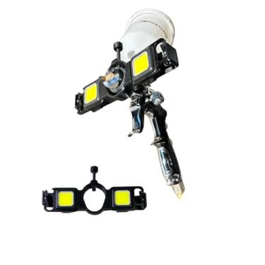 Imagem de LP 3D Creations Flash-Power Luz LED Recarregável para Pistola de Pintura, 2 Super LEDs 500LM, 92g, Acessório Profissional para Pintura Automotiva e Marcenaria