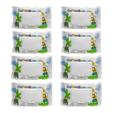 Imagem de Lenços Umedecidos Toalhas Suaves 1 a 10 Pacotes Hipoalergênico Macio e Resistente (8 Pacotes)