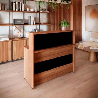 Imagem de Balcão Atendimento Recepção Alto 90 cm Escritório F5 Office - F5 Offic