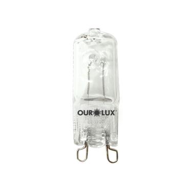 Imagem de Lâmpada Halógena Ouropin G9 40w 127v Clara - 01322 - Ourolux Lamp.halogena Ouropin G9 40w 127v Clara 01322