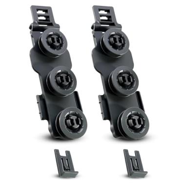 Imagem de 2 peças de suporte para lava-louças com 3 rodas adequado para rolos de lava-louças GE Haier Substituir WD12X22801