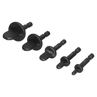 Imagem de 5pcs Bit de Perfuração da Ferramenta de Espreguiçadeira, Kit de Expansão de Tubo de Tubo de Ar Condicionado de Ar Condicionado de Metal, Aço de Molibdênio Cromo Com Design