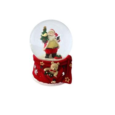 Imagem de Enfeite Globo De Natal Musical Neve 15cm