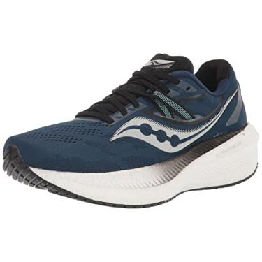 Imagem de Saucony Tênis de corrida masculino Triumph 20, Crepúsculo/Preto, 10 Wide