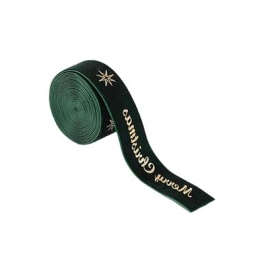 Imagem de Esquirla Fita de Natal para Embrulho de Presentes, Lembrancinhas de Festa, Fitas Decorativas DIY, Decoração de Natal para Guirlandas, Artesanato DIY, Casamento, Verde
