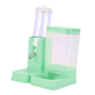 Imagem de ＡＷＨＡＯ Garrafa de água para Hamster com Recipiente para Comida Integrado, Acessório Multifuncional para Gaiola, Sala de Estar, Terraço E Pátio, Verde
