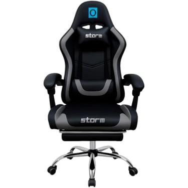 Imagem de Cadeira Gamer Ornnament Storm Ergonômica Preta