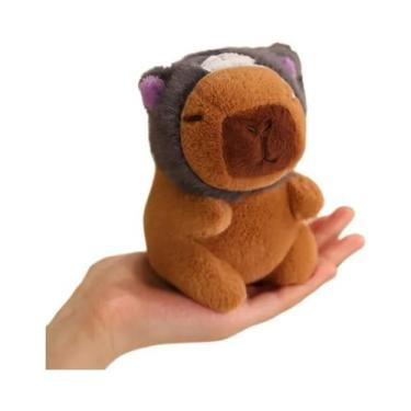 Imagem de Pelúcia De Capivara Pikachu Com Chapéu, Gato Lucifer, Brinquedo Fofo, 