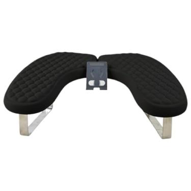 Imagem de ChuYiElegance Apoio de Braço para Unhas com Suporte para Celular, Suporte Antiderrapante para Ferramentas de Manicure, Almofada de Mão para Unhas para Salão de Bele, Preto