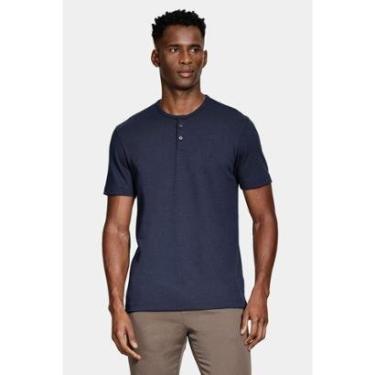Imagem de Camiseta Aramis Manga Curta Jersey Henley Navy-Masculino