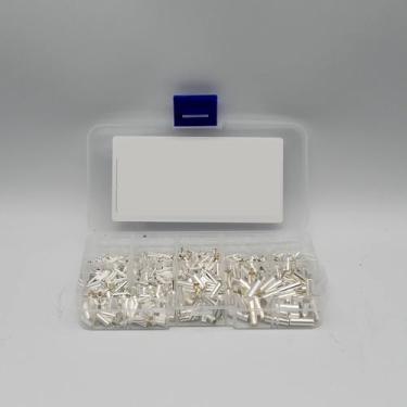 Imagem de ROUPWKWO Terminal de crimpagem de cobre revestido de estanho, 600 peças, 0,5 mm2-6,0 mm2, terminal, fio elétrico, terminal, fio elétrico