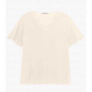 Imagem de Blusa Visco Tricot Plus Size Secret Glam Bege, Plus G3, Bege