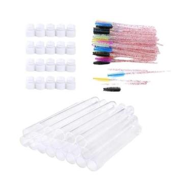 Imagem de Tubo De Máscara Para Cílios Reutilizável 20/100pcs Escova De Cílios À 