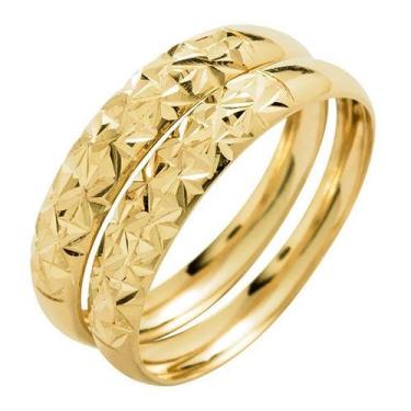 Imagem de Par de Aparadores de Aliança em Ouro 18k Carven, 23