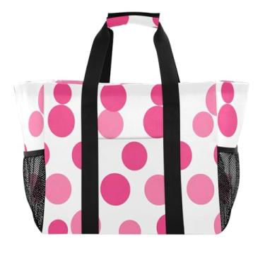Imagem de STAYTOP Bolsas de praia grandes de bolinhas para mulheres e homens, à prova d'água à prova de areia, bolsa de praia para piscina, academia, compras, viagens