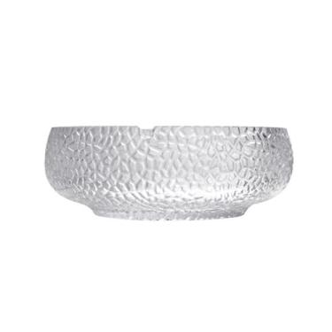 Imagem de Cinzeiros de cigarros feitos de vidro para escritório, casa, hotel, sala de estar, mesa de estar, cilindro de charuto, bandeja de cinzas ao ar livre (transparente)