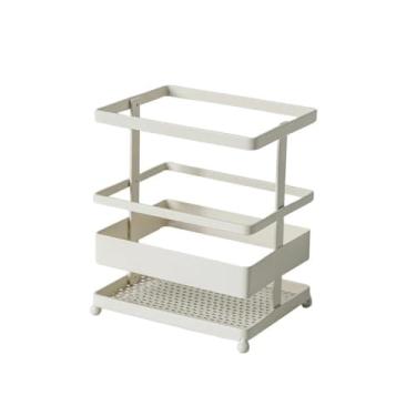 Imagem de x3anggyt5 Suporte de utensílios, escorredor de talheres quadrado, organizador de talheres para utensílios de cozinha, suporte de utensílios de cozinha