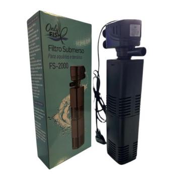 Imagem de Filtro Interno Com Bomba Submersa Fs-2000 2000lh - Only Fish, 110V