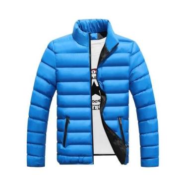 Imagem de Jaqueta De Inverno Masculina, Acolchoada, Slim-Fit, Casual, De Alta Qu