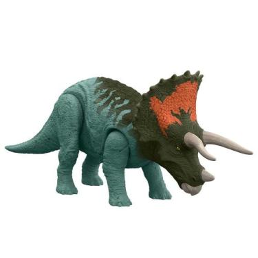 Imagem de Dinossauro Jurassic World Triceratops Ruge, Unica