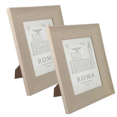 Imagem de Kit 2 Porta Retratos Minimalistas 15X20Cm Mesa Aparador 6058 - Casa Nu