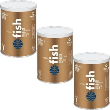 Imagem de Kit 3X Vital Fish - 60 Cápsulas - Vital Âtman-Masculino