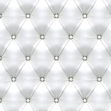 Imagem de Papel De Parede Couro Branco Prata Autocolante Sala E Quarto - LRP