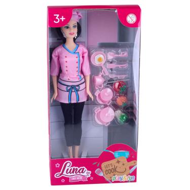 Imagem de Boneca Luna Chef Menu CV244128 PF