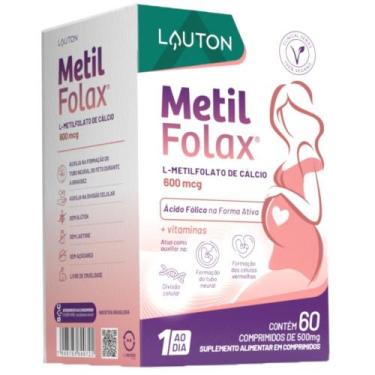 Imagem de Metilfolax (Ácido Fólico ativo) 60 comprimidos - Lauton