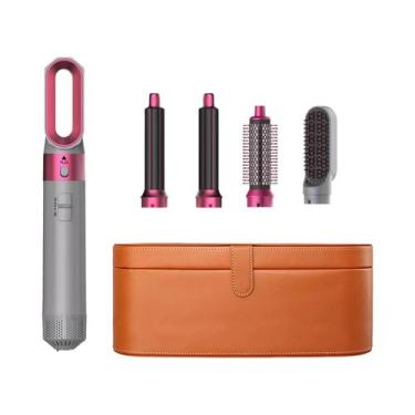 Imagem de Escova Secadora 5 Em 1: Modelador, Alisador E Cacheador Para Cabelos C