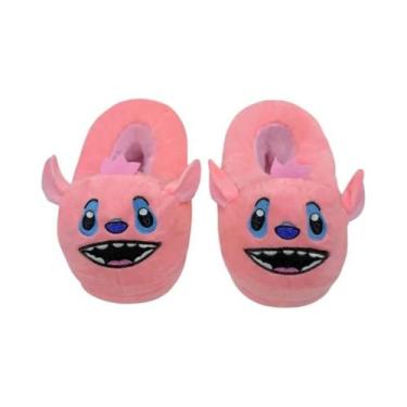 Imagem de Chinelos De Pelúcia Disney Lilo & Stitch Fofos Para Casal, Sapatos De 