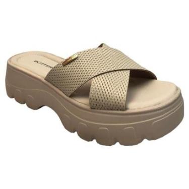 Imagem de Tamanco Bottero Flatform Cruzado Feminino-Feminino