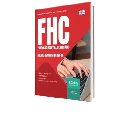 Imagem de Apostila FHC - Agente Administrativo III - Apostilas Opção