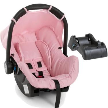Imagem de Bebe Conforto com Base para Carro Galzerano Grid Rosa 13kg