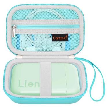 Imagem de Case Canboc Hard para impressora fotográfica Liene 2x3 verde