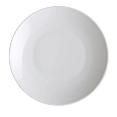 Imagem de Jogo 6un de Pratos Rasos 28cm Melamine Branca Plaza Yangzi