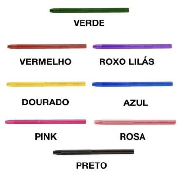 Imagem de Cabo para Espelho Bucal em Alumínio Colorido - Golgran, Verde