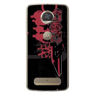 Imagem de Capa Adesivo Skin055 Verso Para Motorola Moto Z2 Play - Kawaskin