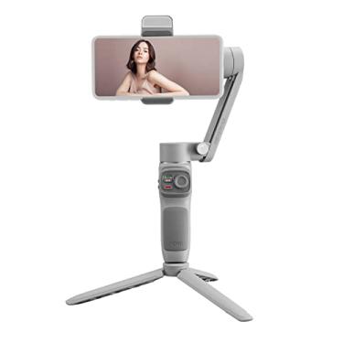 Imagem de Mibee SMOOTH-Q3 Handheld 3-Axis Smartphone Gimbal Estabilizador Telefone portátil Vlog Gimbal máx. Bateria incorporada de 280g Luz de preenchimento de LED com carga útil suporta controle de gestos
