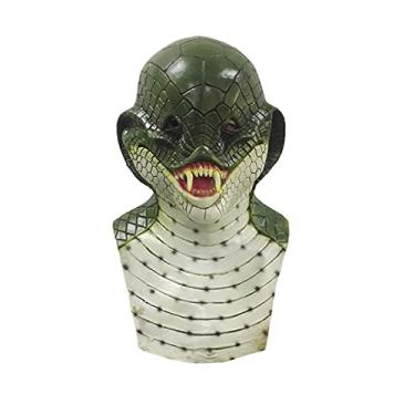 Imagem de Máscara de cobra animal de látex fantasia de festa assustadora novidade fantasia de Halloween cabeça de animal vestido fantasia de Halloween tamanho adulto assustador divertido Halloween gorila macaco