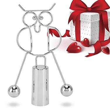 Imagem de Brinquedo de copo de equilíbrio, brinquedo de equilíbrio decoração de aço inoxidável seguro e durável para amigos ou familiares para estudo de quarto decoração de escritório em casa