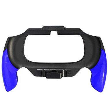 Imagem de OSTENT Suporte de suporte de joypad flexível alça de mão para Sony PlayStation PS Vita PSV PCH-2000 Cor Azul