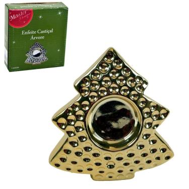 Imagem de Castiçal Arvore Natalina De Cerâmica - Un